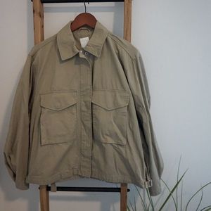 H&M Boxy Twill Jacket